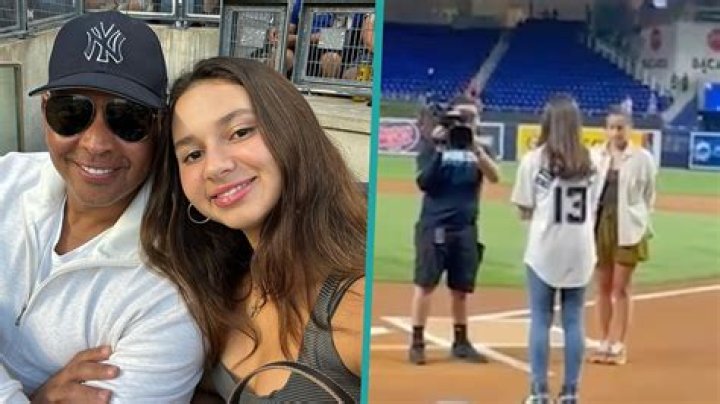 
Alex Rodriguez Is A Proud Dad After Daughter Natasha Sings The National Anthem At A Miami Baseball Game 
