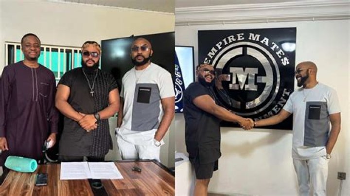 
“Banky’s About To Mould A New Wizkid”- Reactions As Whitemoney Signs Management Deal With Banky W’s EME [Photos] 