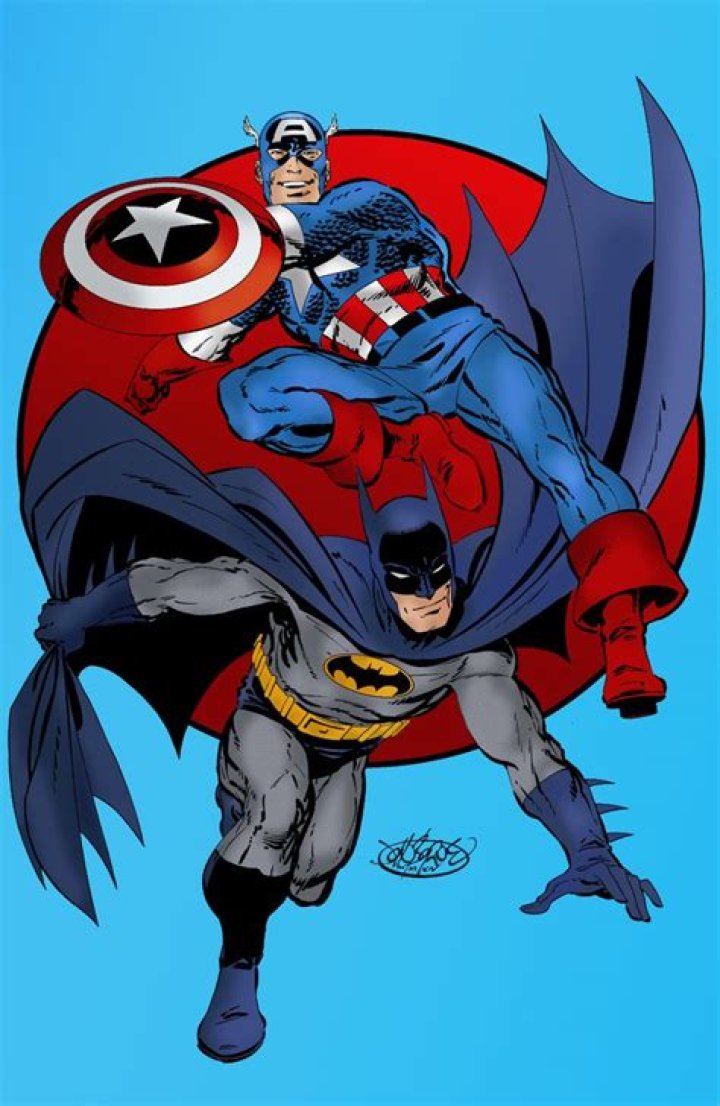 
Captain America Battles Batman In Epic Marvel Vs DC Fan Art 