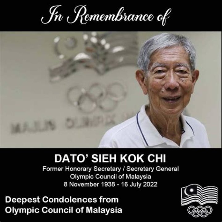 
Former OCM Secretary general, Datuk Sieh Kok Chi, dies at 83 