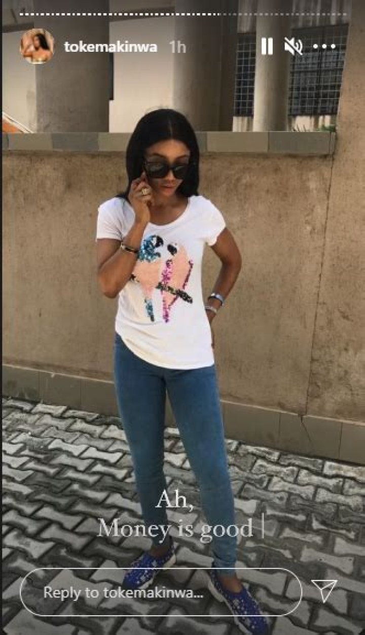 
“I Don’t Want Anything, However Money Is Welcomed” – Toke Makinwa 