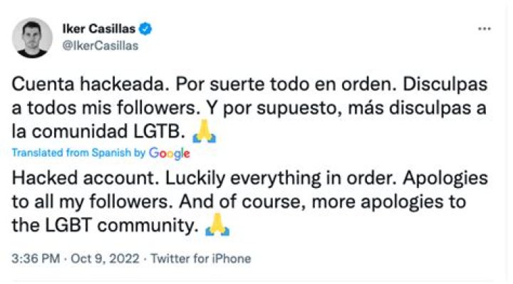 
Iker Casillas And Carles Puyol Are Not Dating, Hacked Twitter Controversy Explained 