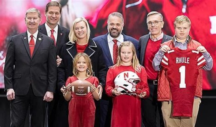 
Matt Rhule Son Bryant Rhule Is The Eldest Child Of The Nebraska Coach 