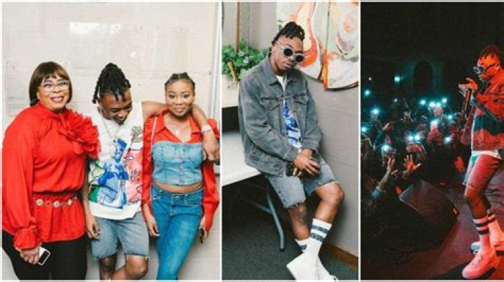 
Mayorkun Expresses Happiness As His Mum And Sister Attend His Show For The First Time, Hails Fans. 