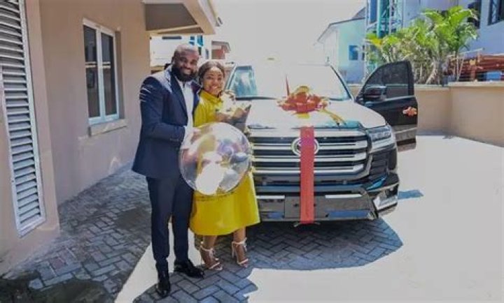 
Mercy Chinwo Filled With Joy As Husband, Pastor Blessed Surprises Her With An SUV As Birthday Gift 