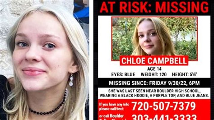 
Missing 14, Chloe Campbell, family requested a help 
