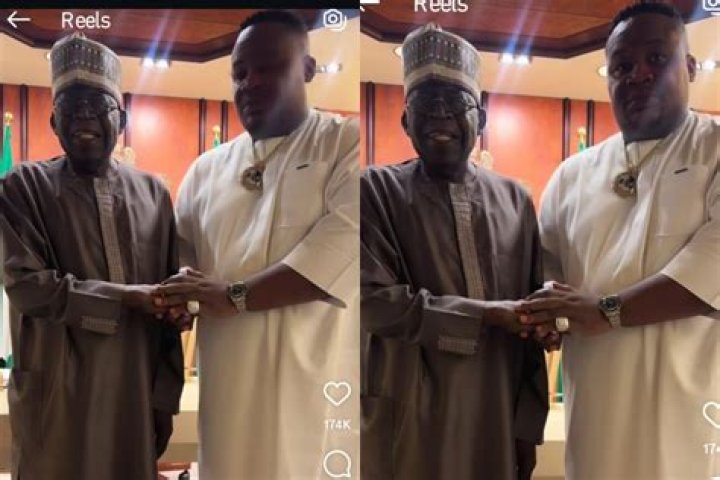 
Reactions As Cubana Chief Priest Drops New Photos As He Meets Popular Billionaire, Tony Elumelu 