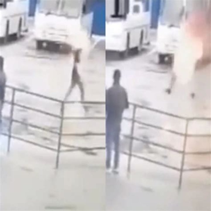 
Russian man lights himself on fire to protest Putin’s draft 