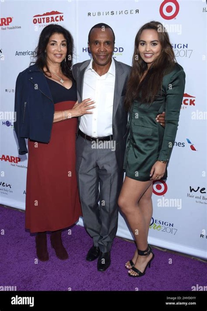 
Sugar Ray Leonard Wife Bernadette Robi and Daughter Camille Leonard, A Look At The Family 