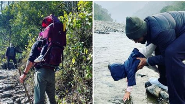 
Virat Kohli Carries Vamika on his shoulders: See Photos 