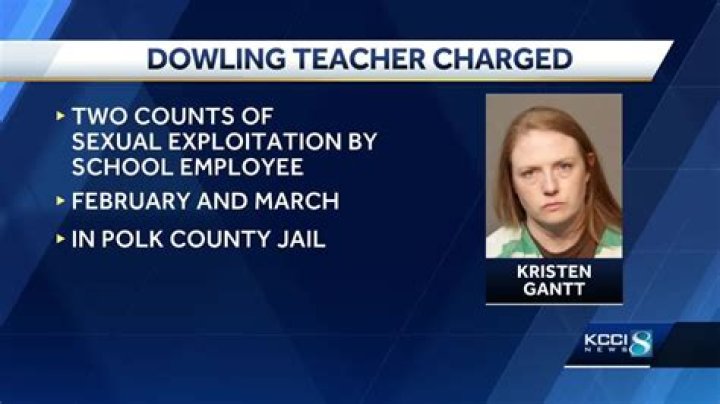 
What did Kristen Gantt do? Charges explored as Dowling Catholic teacher is arrested for exploiting teen student 