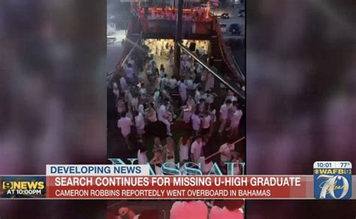 What happened to Cameron Robbins? Search for U-high student missing in Bahamas intensifies