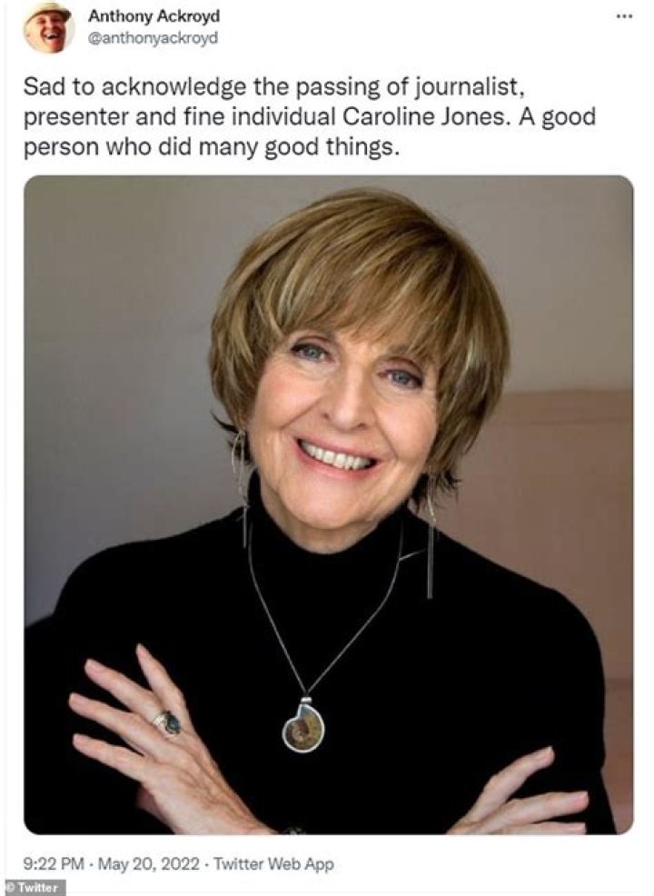 
What Happened To Caroline Jones? ABC News Journalist Dies At 84 