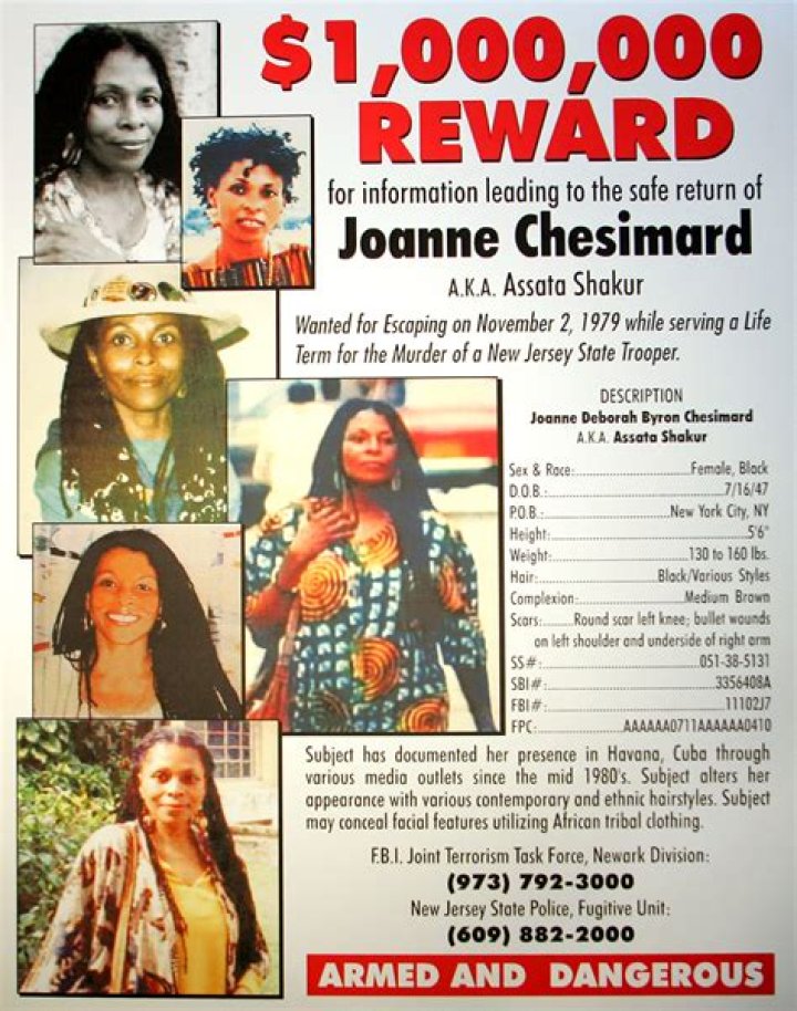 
Who Is Joanne Deborah Chesimard? Is She Wanted After Escaping From Prison? All Facts 